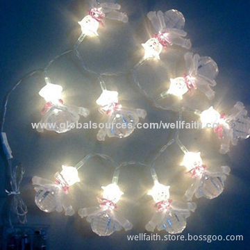 LED Play/String Lights with Baby Shape, Suitable for Christmas and Festival Decoration